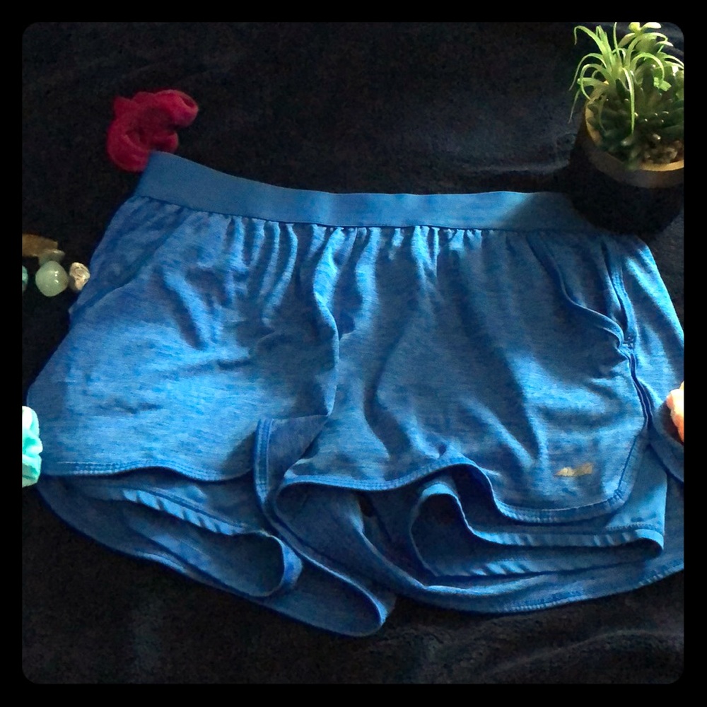 Blue Stretchy Shorts